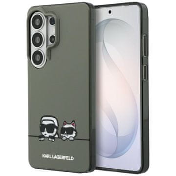 Karl Lagerfeld IML Peekaboo Karl&Choupette MagSafe maskica za Samsung Galaxy S26 Ultra crna