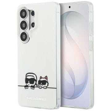 Karl Lagerfeld IML Peekaboo Karl&Choupette MagSafe maskica za Samsung Galaxy S26 Ultra prozirna