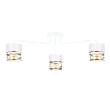 GH Stropna lampa 3xE27 KRALJEVSKO BIJELA/ZLATNA
