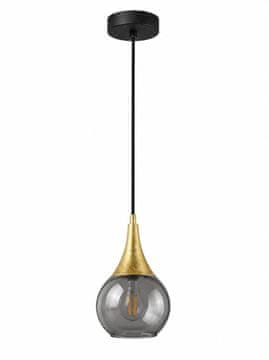 GH Viseća lampa 1xE27 LACRIMA DIMLJENA/ZLATNA