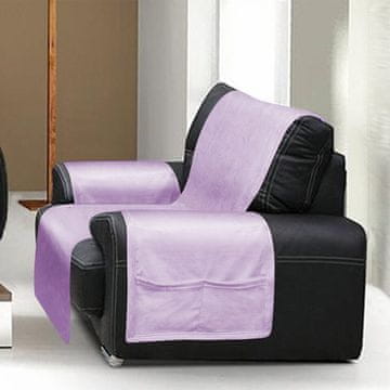 Jednobojni prekrivač za fotelju 65x170 MUSTELLA Pink