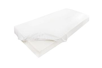 Jersey plahta s lycrom 180/190x190/200x30 bijela