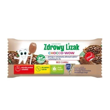 Zdravi lizalica Chocco-Wow kakao lizalica 6 g