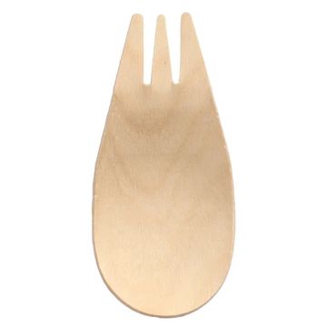Papstar Drvene žlice za grickalice 8,2 cm 150 kom.