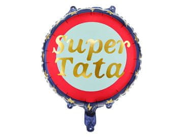 PartyDeco Super tata folijski balon, Dan očeva 45 cm