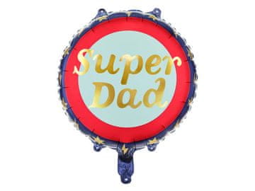PartyDeco Super tata folijski balon, Dan očeva 45 cm