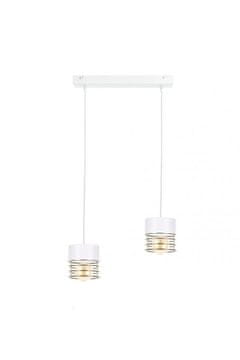 GH Viseća lampa 2xE27 KRALJEVSKO BIJELA/ZLATNA