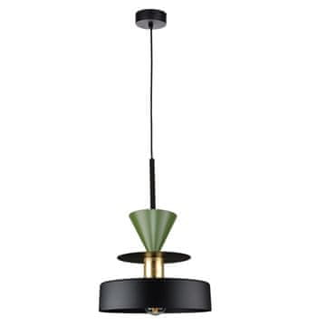 GH 1xE27 Valia crna/kaki viseća lampa