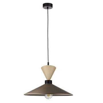 GH Viseća lampa 1xE27 Amaris II Latte/Smeđa