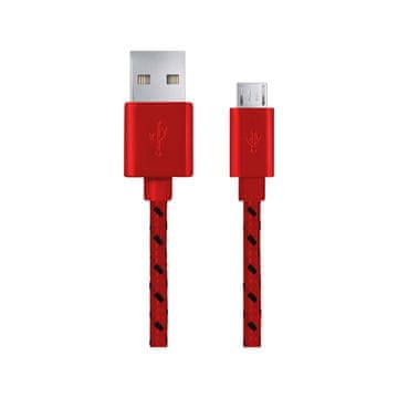 EB175RB esperanza micro USB 2.0 kabel A-B M/M 1,0 m pleteni crveni