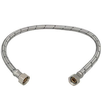 Fleksibilni priključak od nehrđajućeg čelika za baterije i armature 3/8”, 60 cm
