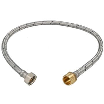 Privodno crijevo 1/2" s maticom i zavojnicom za slavine i armature, 70 cm
