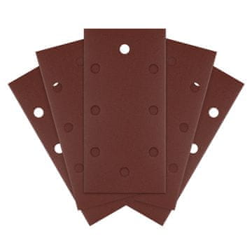 Brusni papir s čičkom 93 x 185 mm, P180, 5 kom., s 8 rupa