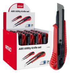 AMIO Univerzalni nož ABS 100x18x0.5mm 24 kom kutija -04809