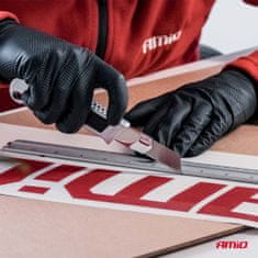 AMIO Univerzalni aluminijski nož 100x18x0.5mm -04814