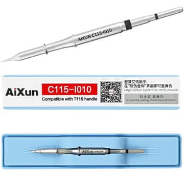 Aixun C115-I010 precizni vrh za lemljenje, ravni tip I, 0,1 mm