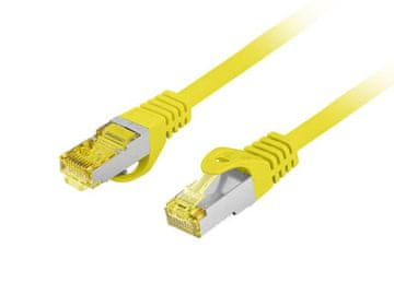 Lanberg Patchcord Lanberg FTP kat.6A 1.5m LSZH CU fluke passed žuti