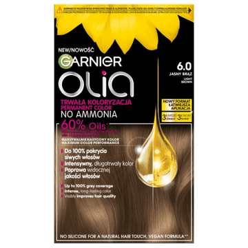 L’Oréal Garnier Olia trajna boja za kosu 6.0 svijetlosmeđa