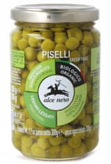 Alce Nero ZELENI GRAŠAK U SALAMURU ORGANSKI 300 g (200 g) (STAKLENKA) - CRNI