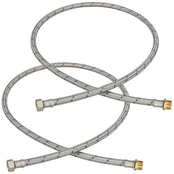 Fleksibilni priključak 3/8” navojno-vijčani 120 CM, komplet od 2 kom
