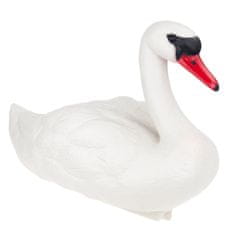 TG71080 plastična figurica labuda, plivajuća figurica labuda za ribnjak