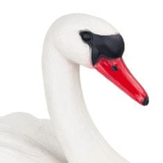 TG71080 plastična figurica labuda, plivajuća figurica labuda za ribnjak