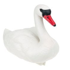 TG71080 plastična figurica labuda, plivajuća figurica labuda za ribnjak