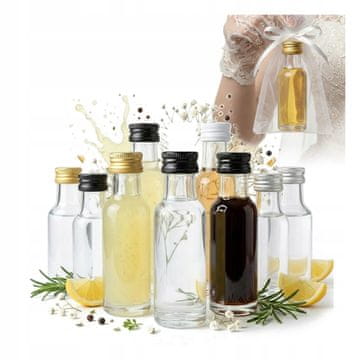 BE 10x Dorica staklenih bočica od 20 ml za vjenčanje, zahvala gostima