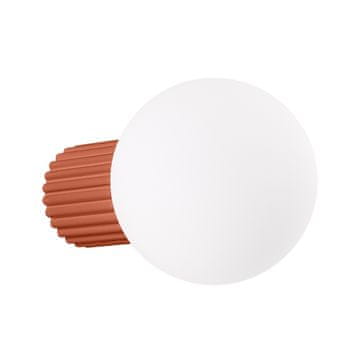 Sollux Zidna svjetiljka halo IP44 1 G9 oker crvena ALU SL.1727