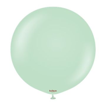 Macaron Zeleni lateks baloni, zeleni, 45 cm, 25 kom.