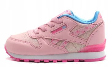 Reebok klasične dječje kožne cipele ružičaste 24 3T1G14* POZADINE