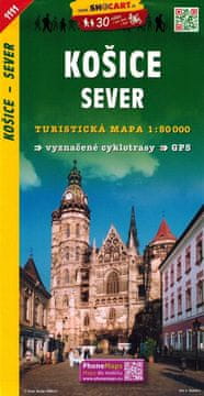 Shocart Košice i sjeverna okolica. Turistička karta 1111.