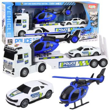 Zvučni set svjetala policijskog kamiona, vučnog kamiona, automobila, helikoptera