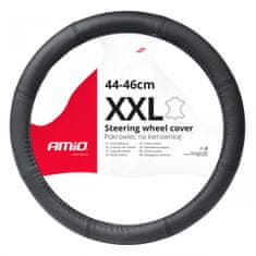 AMIO Kožna navlaka za volan XXL 44-46cm SWC-48-XXL -03549