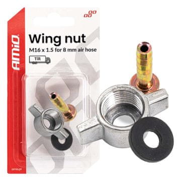 AMIO Matica leptir kompresora M16 x 1,5 za 8 mm -04499