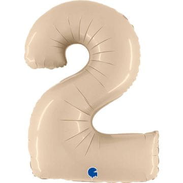 Grabo Folija balon broj 2, satenski krem 102 cm
