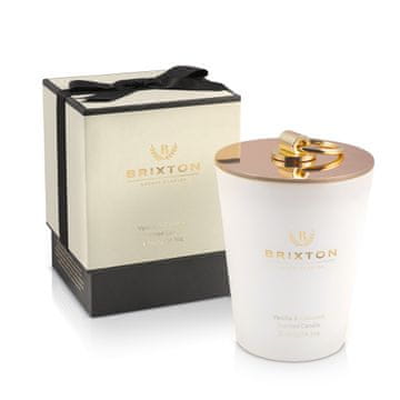 BRIXTON Mirisna svijeća u staklu brixton 400g vanilla & coconut homms