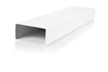 Vents KP55-1 ravni kanal 110x55 mm, dužine 1,0 m, bijeli
