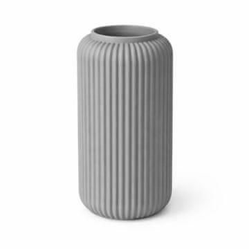 Mi Siva tanka vaza s utorima, moderni minimalistički japandi
