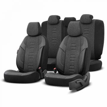 AMIO Set navlaka za autosjedalice OTOM THRONE 102 SMOKED 3-ZIP