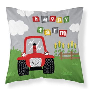 Detexpol Jastučnica za bebe 40x40, traktor na farmi, pamuk