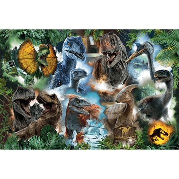 Trefl 23013 "300" - Omiljeni dinosauri / Univerzalni Jurski svijet