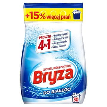 Bryza 4u1 prašak za pranje bijelih tkanina 1,95 kg (30 pranja)