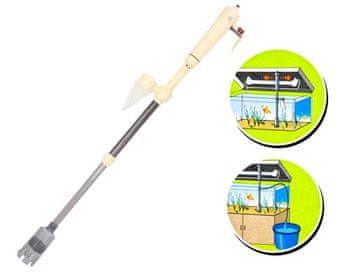 ZW98 baterijski čistač šljunka za akvarij 80CM 520l/h