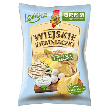 Lorenz Seoski čips od krumpira s vrhnjem i lukom, 130 g