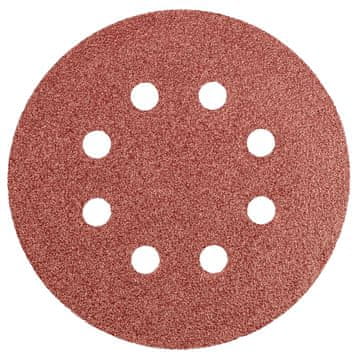 Brusni diskovi s čičkom 125 mm, P60, 5 kom, s 8 rupa