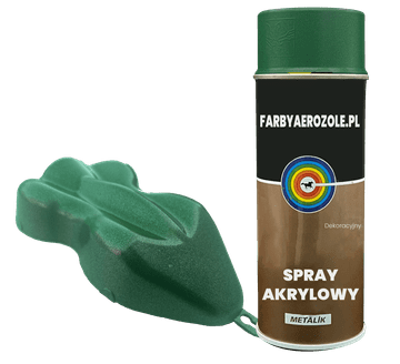Akrilni metalni dekorativni lak u spreju S356 zeleni 400ml