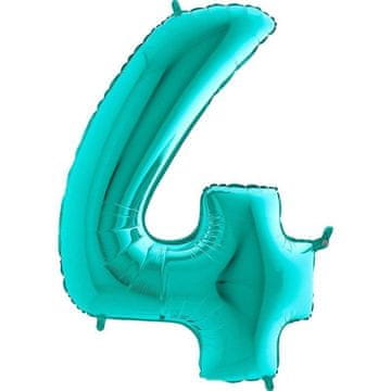 Grabo Folija balon Tiffany broj 4, boje mente - 102 cm