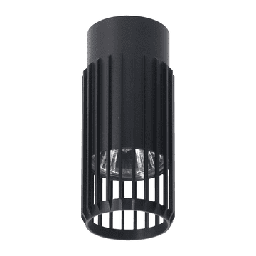 Stropni reflektor crni okrugli 1xGU10 8W vertikalni Milagro