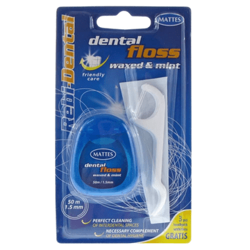 Rebi-Dental Mentol voskani zubni konac 50 m